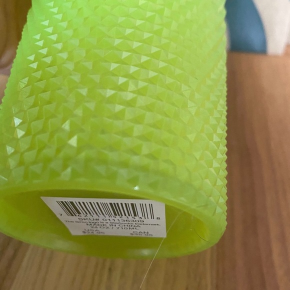 Starbucks Lemon Grass Glow In The Dark Studded Tumbler - Fall 2022 - Venti 24oz - Picture 5 of 5